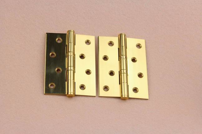 Wood door 3 /4/5 inches Polish brass door hinge