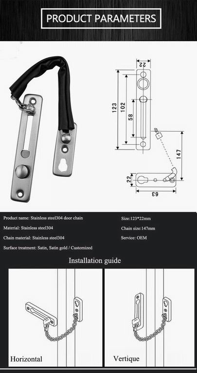 Stainless steel anti-theft chain